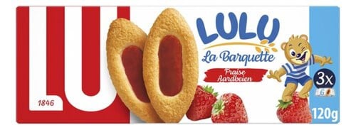 لو بسكويت فرنسي لولو لا باركيت بالفراولة 120 جم -...