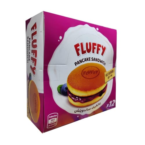 فلافي بانكيك ساندويتش بنكهة التوت البري – 12 قطعة...