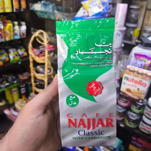 قهوة بن نجار كلاسيك بالهيل مطحونة | Bin Najjar Cla...