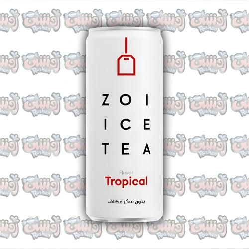 شاي مثلج بنكهة الفواكه الاستوائية من ZOI | ZOI Tro...