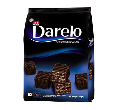 ويفر إيتي داريلو شوكولاتة داكنة وكريمة 112 جم Eti...