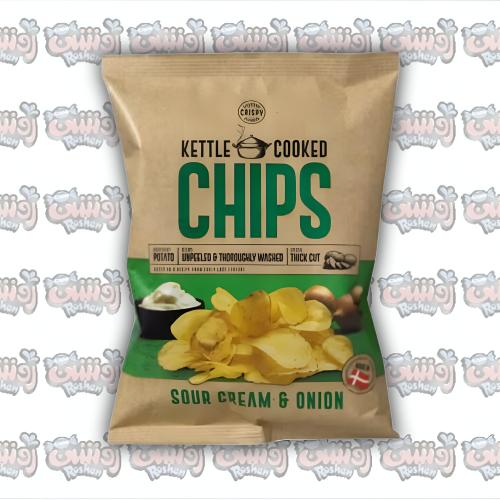رقائق بطاطس OK Snacks كيتل قشدة وبصل 150 جم OK Sna...