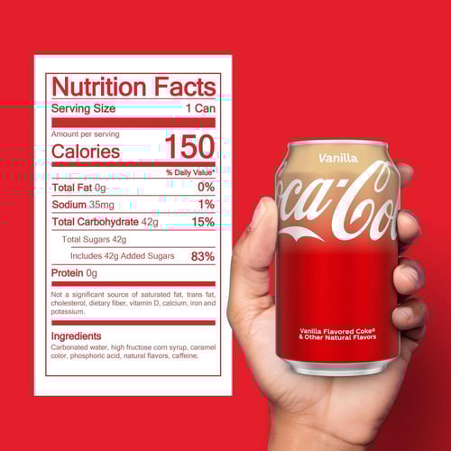 كوكاكولا فانيليا 355 مل Coca-Cola Vanilla Soda 355...