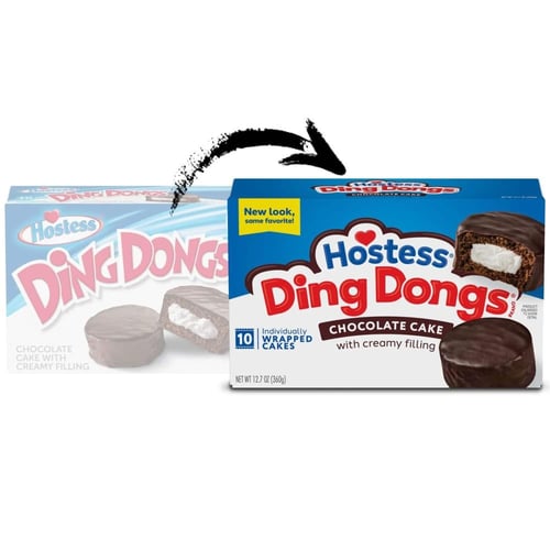 كيك شوكولاتة هوستيس دينج دونج 10 قطع Hostess Ding...