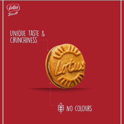 بسكويت لوتس ساندويتش بحشوة الشوكولاتة 110 جم Lotus...