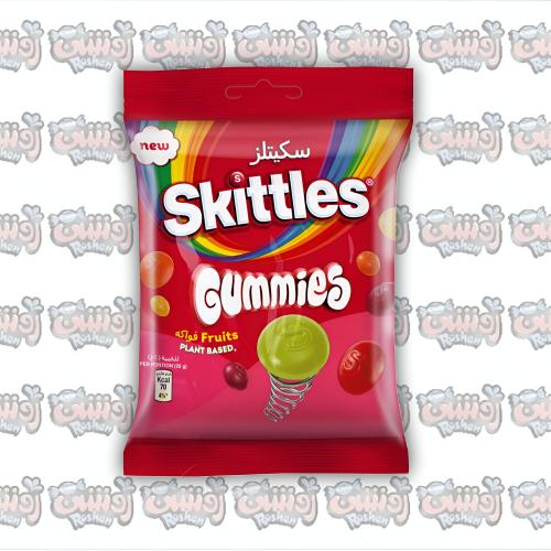حلوى سكيتلز جيلاتينا بنكهة الفواكه 120 جم | Skittl...