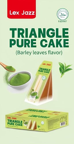كيك ليكس جاز المثلث الياباني بنكهة الشعير 100 جم |...