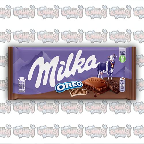 شوكولاتة ميلكا أوريو براوني 100 جم Milka Oreo Brow...