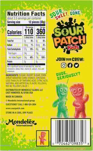 سور باتش كيدز الأصلية - حلوى طرية وحامضة (99 جم)