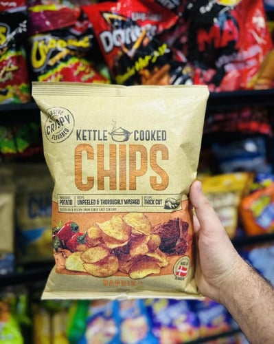 رقائق بطاطس OK Snacks كيتل بابريكا 150 جم OK Snack...