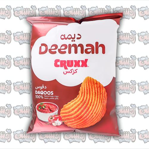 رقائق بطاطس ديمه كركس بنكهة الدقوس 70 جم Deemah Cr...