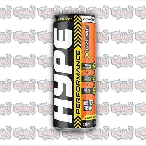 مشروب طاقة غازي بري وورك أوت من هايب بنكهة الفواكه...