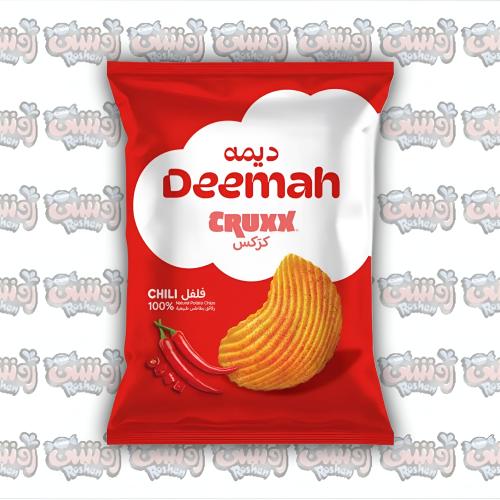رقائق بطاطس ديمه كركس بنكهة الفلفل الحار 70 جم Dee...