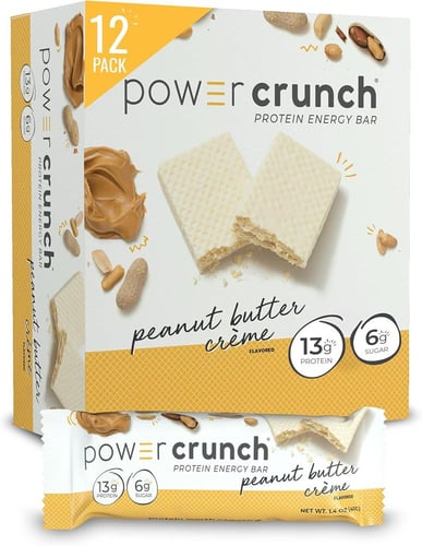 باور كرنش ويفر بروتين بار بنكهة كريمة الفول السودا...