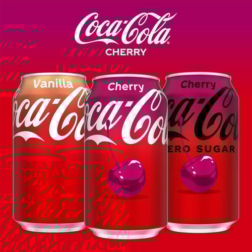 كوكاكولا بنكهة الكرز 355 مل Coca-Cola Cherry Soda...