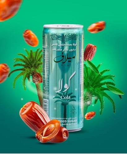 ميلاف كولا - مشروب غازي صحي بمستخلص التمر خالي من...
