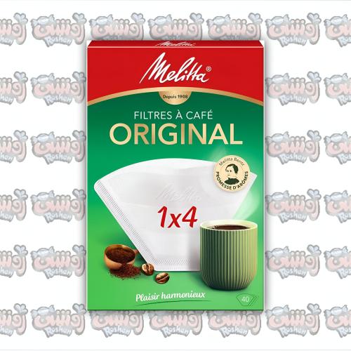 فلاتر قهوة ميليتا الأصلية مقاس 1×4 | Melitta Origi...