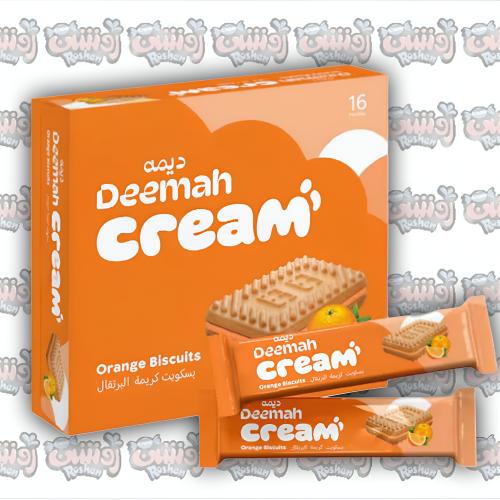 بسكويت ديمة بكريمة البرتقال | Deemah Orange Cream...
