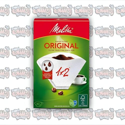 فلاتر قهوة ميليتا الأصلية مقاس 1×2 | Melitta Origi...