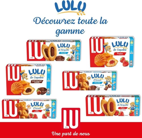 لو بسكويت فرنسي لولو لا باركيت بالفراولة 120 جم -...