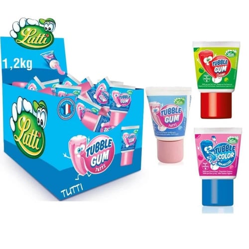 علكة تابل غم بنكهة التوتي فروتي – علك فقاعات Lotte...