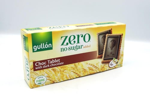 جولن زيرو بسكويت تابلت بالشوكولاتة الداكنة بدون سك...