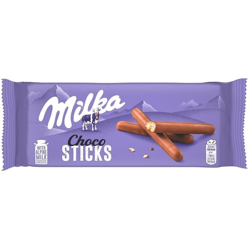 أعواد شوكولاتة ميلكا بالبسكويت 112 جم Milka Choco...
