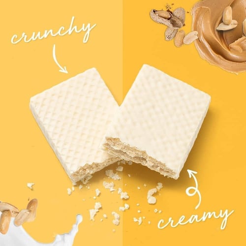 باور كرنش ويفر بروتين بار بنكهة كريمة الفول السودا...