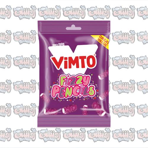 حلا Vimto Fizzy Pencils حامض بنكهة الفيمتو – حلوى...