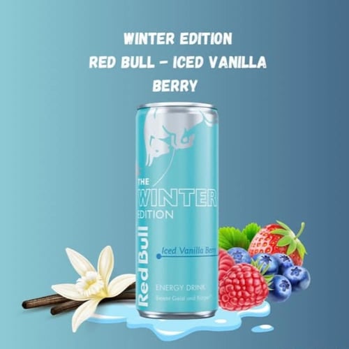 ريد بول وينتر إديشن - مشروب الطاقة بنكهة الفانيليا...