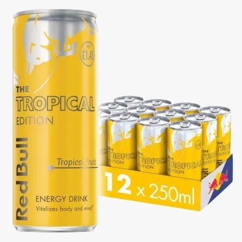 ريد بول تروبيكال – Red Bull Tropical Fruit Energy...