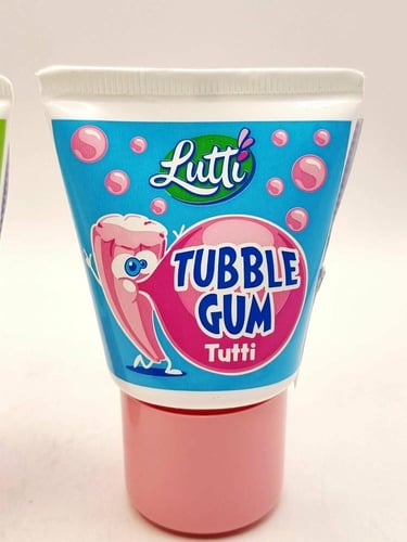 علكة تابل غم بنكهة التوتي فروتي – علك فقاعات Lotte...