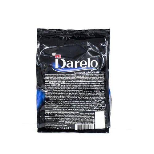 ويفر إيتي داريلو شوكولاتة داكنة وكريمة 112 جم Eti...