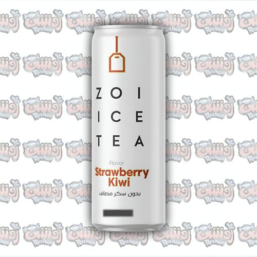 شاي مثلج بنكهة الفراولة والكيوي من ZOI | ZOI Straw...