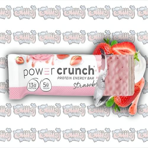 باور كرنش ويفر بروتين بار بنكهة كريمة الفراولة | P...