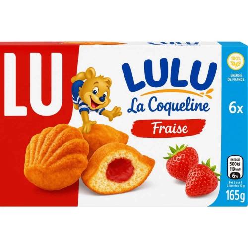بسكويت لولو كوكلين محشو بالفراولة 165 جم LU La Coq...