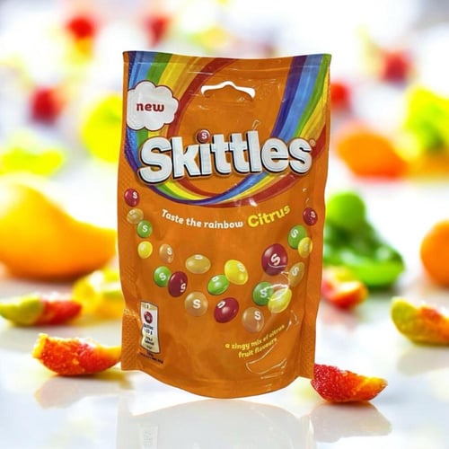 سكيتلز بنكهة الحمضيات 136 جم Skittles Citrus Candy...