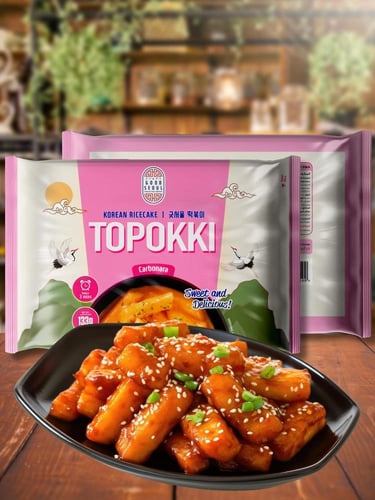 كعكة الأرز الكورية توبوكي كاربونارا – جود سيول 133...