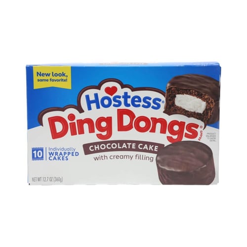 كيك شوكولاتة هوستيس دينج دونج 10 قطع Hostess Ding...