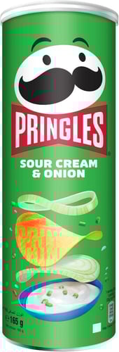 برنجلز بطاطس كريمة وبصل كبير 165 جم | Pringles Sou...