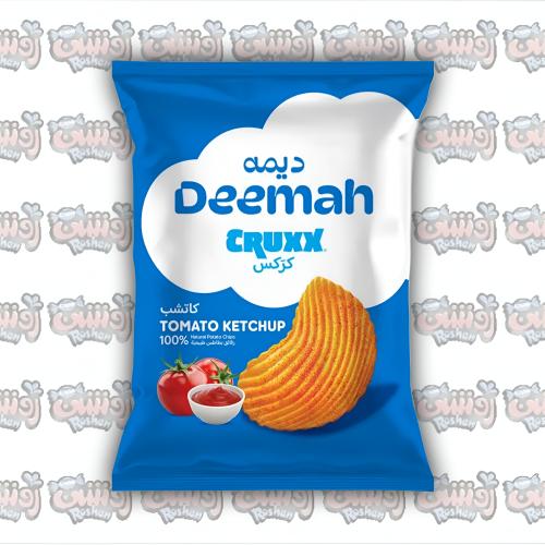 رقائق بطاطس ديمه كركس بنكهة الكاتشب 70 جم Deemah C...