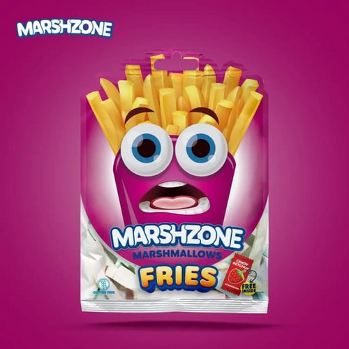 حلوى مارشميلو فرايز مارش زون 65 جم Marsh Zone Mars...