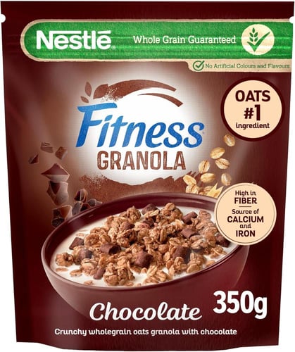 جرانولا الشوفان الكامل بالشوكولاتة من نستله 350 جم...