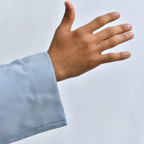 جلابية سودانية - رمادي