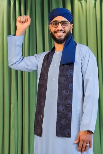 طقم الريس - رمادي