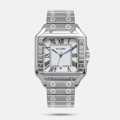 ساعة كلاسيك ستيل باللون الفضي