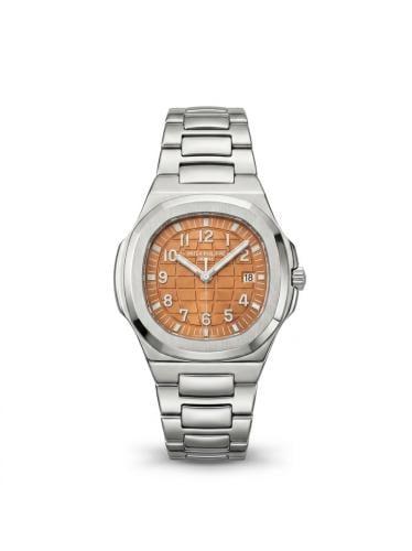 ساعه رجاليه استيل بلون البني