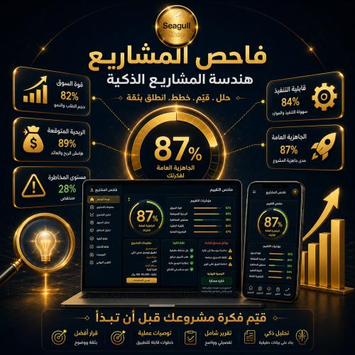 حصرياً | أداة النورس | فاحص المشاريع الذكي