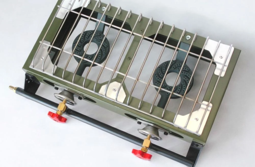 موقد الهليبا V8 زيتي مع قداح مع الهوز والجراب