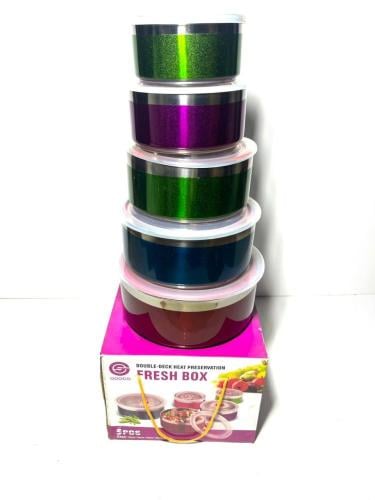 طقم حافظة طعام ملون